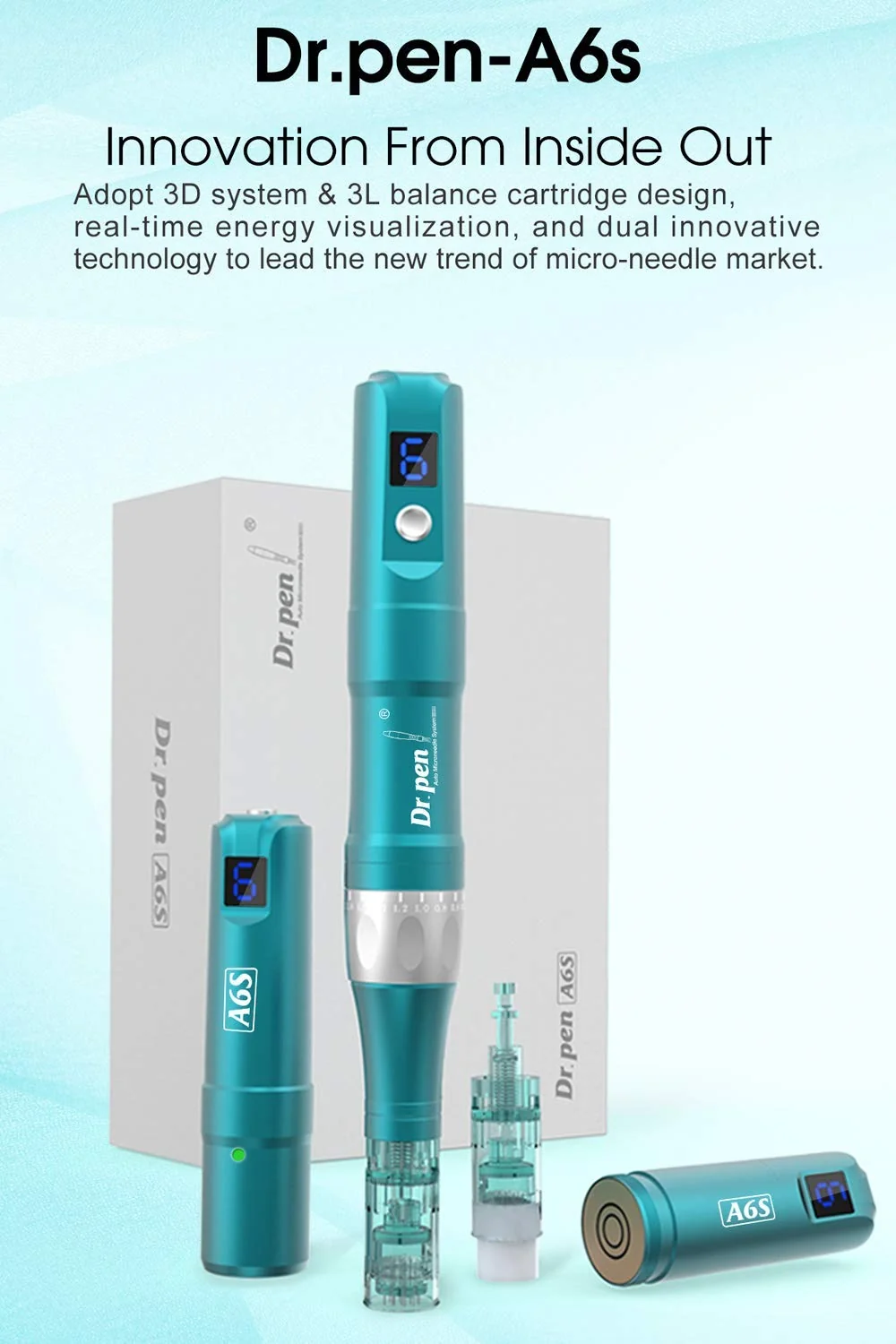 THIKURA Dr. Pen A6S Microneedling Device