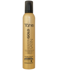 TAHE Gold Satin Keratin Styling Mousse - Fixing 5