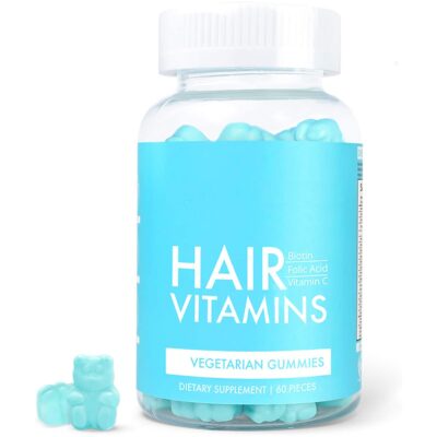 THIKURA Biotin Hair Gummy GMP Approved Health Bear Gummies 10000mcg product image