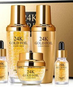 THIKURA 24K Gold Moisturizing Skin Care Set
