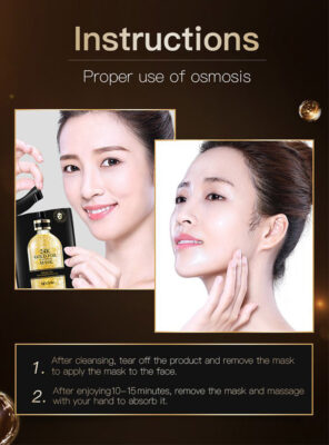 THIKURA 24k Gold Face Mask Hydrating Whitening Anti Aging Skin product image