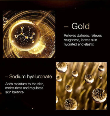 THIKURA 24k Gold Face Mask Hydrating Whitening Anti Aging Skin product image