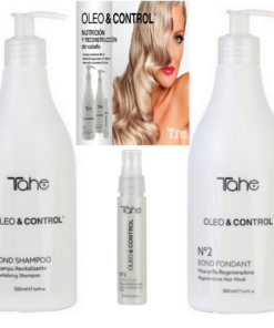 TAHE Oleo&Control Shampoo 500 ml, No.2 Mask 500 ml & No.3 Fluid 60 ml Set