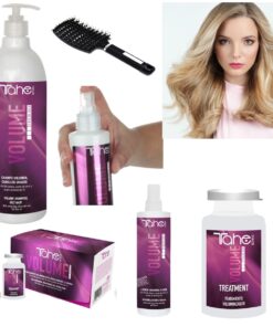 TAHE Oily Hair Volumizing Set with Scalp Massage Brush Gold, Blue or Black