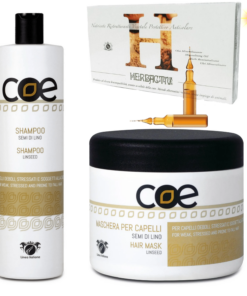 Linea Italiana COE Linseed Neutral Shampoo, Mask and 12 Ampoules Set