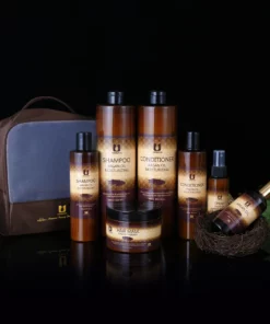 THIKURA Moroccan Argan Oil Travel Hair Care Kit with Bag
