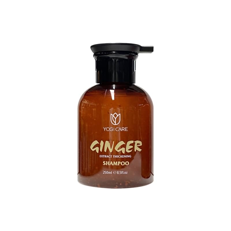 YOGI CARE Ginger Extract Thickening Shampoo, 250ml, 8.5 fl oz