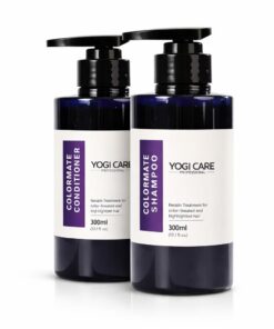 YOGI CARE Professional Toning Purple,Shampoo and Conditioner Set for Blonde Hair, Smooth Soft and Shine, 300ml Each