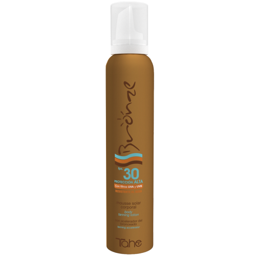 TAHE Bronze Mousse SPF 30 with Self-Tanning Activator